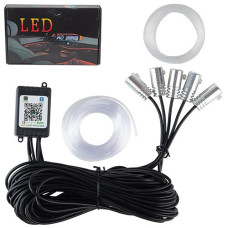 Подсветка салона амбиентная LED 12V Multicolor 5 шт (AL02-RGB-APP-5)