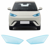 Антигравийная защитная бронепленка по лекалам для BYD Seagull (Dolphin Surf) I 2023- оптика (фары и ПТФ)