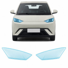 Антигравійна захисна бронеплівка за лекалами для BYD Seagull (Dolphin Surf) I 2023- оптика (фари та ПТФ)