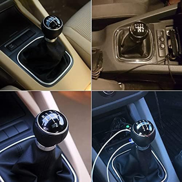 Ручка КПП з пильником у зборі Модельна для Volkswagen Golf V / VI Jetta Bora 2003-2014 (6 Швидкостей) 1K0711113CG FXVW-08/6S