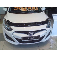 Дефлектор капота мухобойка для Hyundai i30 2012-2017