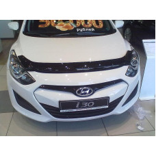 Дефлектор капоту мухобійка для Hyundai i30 2012