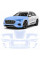 Антигравийная защитная бронепленка по лекалам для Audi e-tron GT J1 2021- передняя часть авто (капот бампер фары крылья)