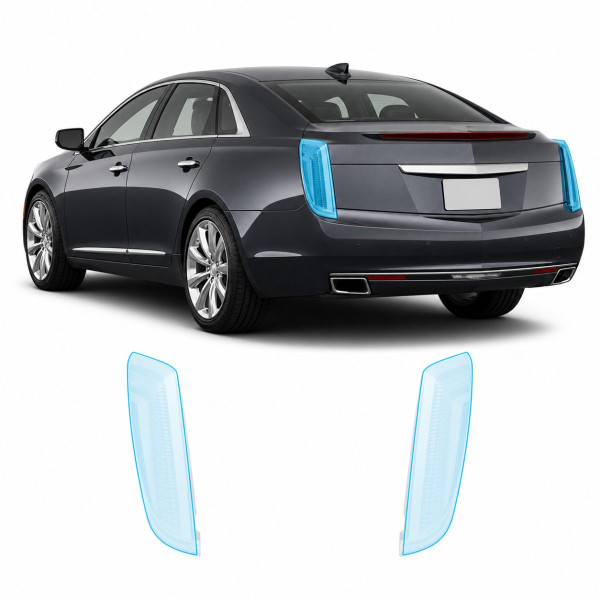 Антигравийная защитная бронепленка по лекалам для Cadillac XTS I 2013-2019 - задние фонари стопы