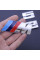 Эмблема надпись M5 цветная скотч 3М / металлическая 130 x 32 мм Польша