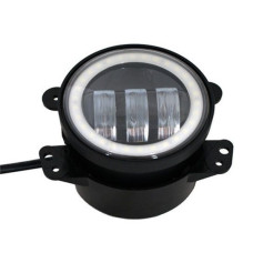 Протитуманна LED фара кругла дальнє світло/лінза з ДХО/D-100 мм/30W/7000K 1 шт