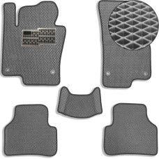 Коврики в салон EVA для Volkswagen Passat B6 2005-2010 (Металевий підп'ятник) Сірі 5 шт