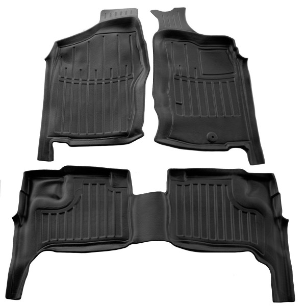 Комплект 3D килимків в салон  Nissan Navara D22 1998- ПРАВЕ КЕРМО