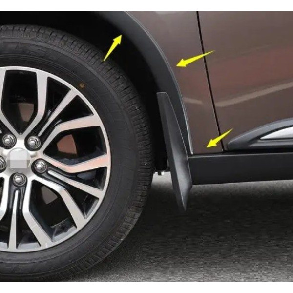 Брызговики для Mitsubishi Outlander 2016-2021 (с расширителями арок) комплект 4 шт (BMTOT1521)