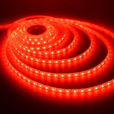 Стрічка Діодна 12v 50см червона SMD (5050) гнучка / поліуретан покриття Econom