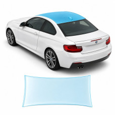 Антигравійна захисна бронеплівка за лекалами для BMW 2 Series F22 2014-2021 - зона даху