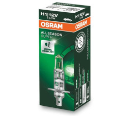 Автолампа галогенная Osram AllSeason Super H1 55W 12V 1 шт (64150ALS)