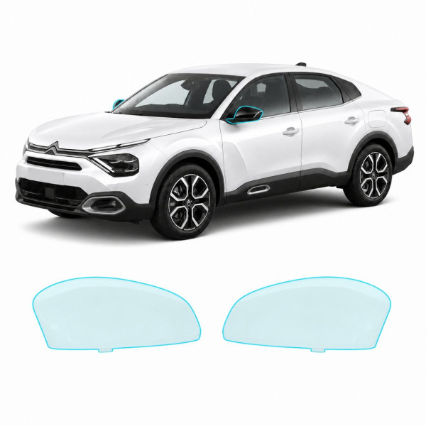 Антигравийная защитная бронепленка по лекалам для Citroen C4 X I 2022- зеркала