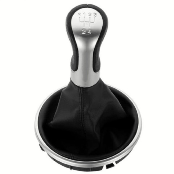 Ручка КПП с пыльником в сборе Модельная для Skoda Fabia II 2007-2014 (5 Скоростей) №28