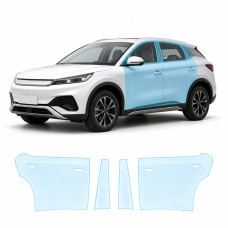 Антигравійна захисна бронеплівка за лекалами для BYD Atto 3 (Yuan Plus) I facelift 2025- зони дверей і стійки вікон