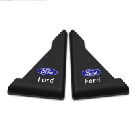 Защита углов двери Ford 2 шт Резиновые 45х58х47 мм на скотче Черные Усиленные (противоударные чехлы от сколов)