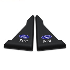 Защита углов двери Ford 2 шт Резиновые 45х58х47 мм на скотче Черные Усиленные (противоударные чехлы от сколов)