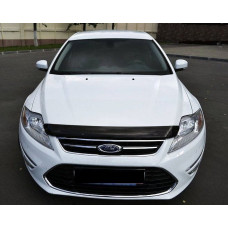 Дефлектор капота мухобойка Ford Mondeo 2010-2015 темная