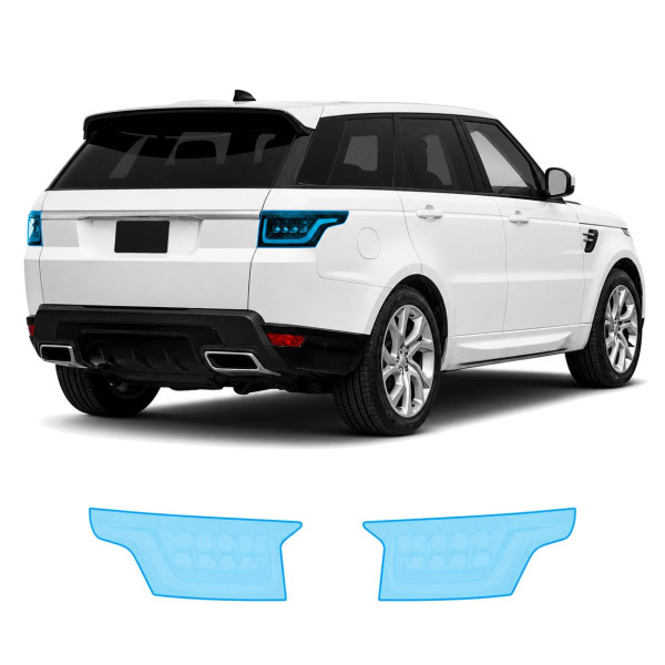 Антигравийная защитная бронепленка по лекалам для Land Rover Range Rover Sport L494 facelift 2018-2022 - задние фонари стопы