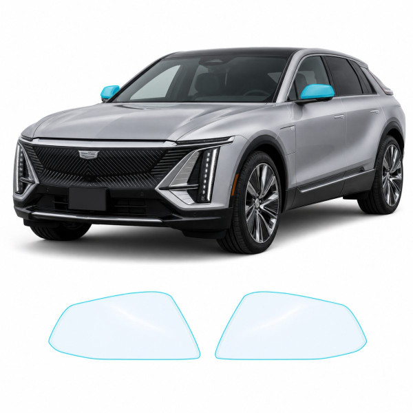 Антигравийная защитная бронепленка по лекалам для Cadillac Lyriq EV 2022- зеркала