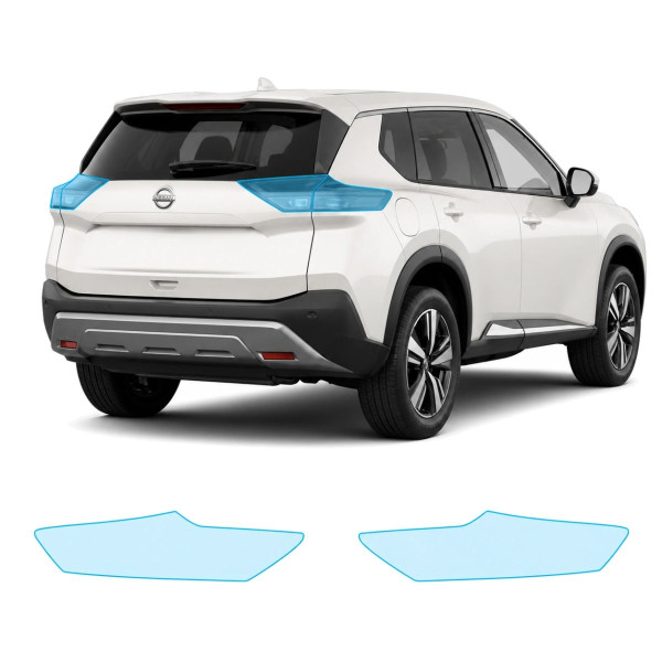 Антигравийная защитная бронепленка по лекалам для Nissan Rogue / X-Trail T33 2021- задние фонари стопы