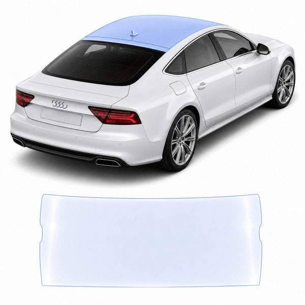 Антигравийная защитная бронепленка по лекалам для Audi A7 4G 2010-2018 - зона крыши