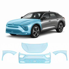 Антигравійна захисна бронеплівка за лекалами для Citroen C5 X I 2022- передня частина авто (капот бампер крила))
