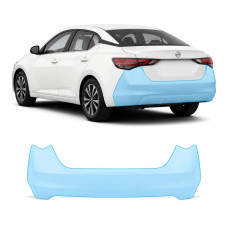Антигравийная защитная бронепленка по лекалам для Nissan Sentra B18 2020-2023 - задний бампер