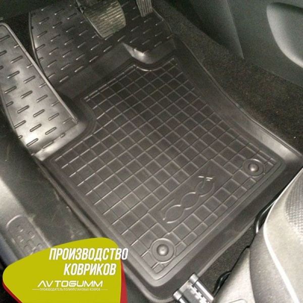 Автомобильные коврики в салон Fiat 500X 2015- (Avto-Gumm)