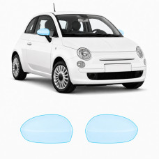 Антигравійна захисна бронеплівка за лекалами для Fiat 500 II 2007- дзеркала