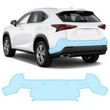 Антигравійна захисна бронеплівка за лекалами для Lexus NX AZ10 2014-2017 - задній бампер