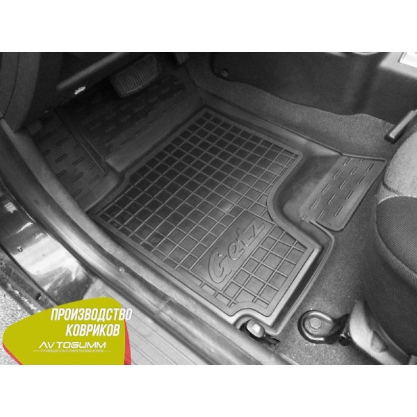 Автомобильные коврики для Hyundai Getz 2002- (Avto-Gumm)