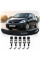 Дефлектор капота мухобойка Nissan Tiida 2004-2015 Євро Кріплення Vip Tuning (NS13)