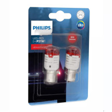 Світлодіод 12V цок.BA15s P21 LED Philips 11498U30RB2 Red Ultiton Pro3000 2шт