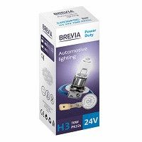 Автолампа галогенна Brevia Power Duty/H3/70W/24V/1 шт (24030PDC)