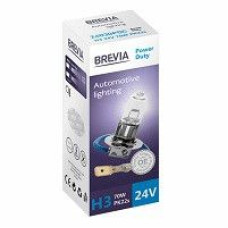 Автолампа галогенная Brevia Power Duty / H3 / 70W / 24V / 1 шт (24030PDC)