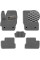 Коврики в салон EVA для Mazda 3 II BL SD/HB 2009-2013 с подпятником Черные-Серый кант 5 шт