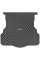 Коврик в багажник для Ford Mondeo / Fusion 2013- ДВС Экокожа (Rombus)