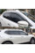 Дефлекторы окон ветровики Benke для Nissan X-Trail / Rogue (T32) 2014-2021 Хром Молдинг Из Нержавеющей Стали 3D 4 шт