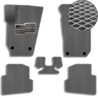 3D EVA Килимки в салон для Skoda Fabia 2007-2014 З підп'ятником Сірі 5 шт