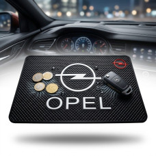 Антискользящий коврик торпеды с логотипом Opel