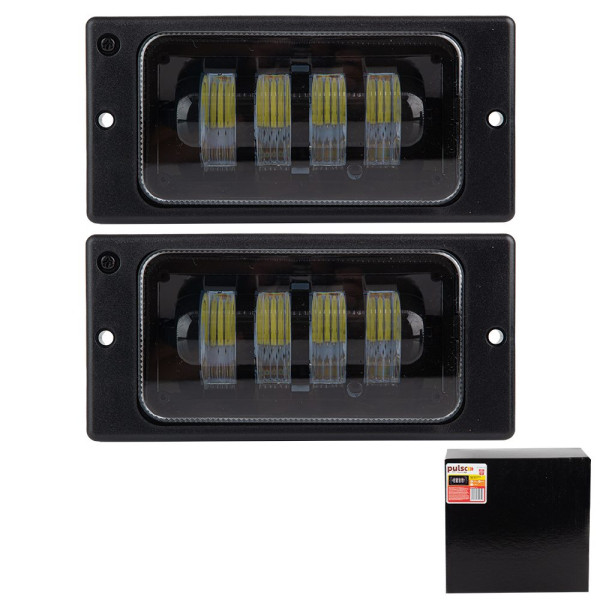 LED Протитуманні фари для Ваз 2110-14 12-24V 40W 4LED-6000K Біле Світло 2 шт (LD-519 L1-W)