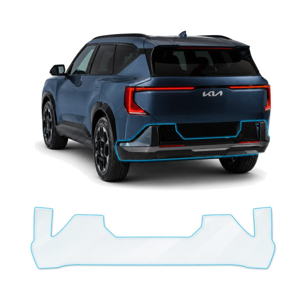 Антигравійна захисна бронеплівка за лекалами для Kia EV5 I 2024- задній бампер