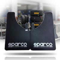 Брызговики малые черные SPARCO - 375 х 235 мм мягкие 2 шт
