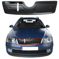 Зимняя накладка на решетку радиатора Skoda Octavia A5 С 2005-2010 До Рестайлинга Глянец FLY