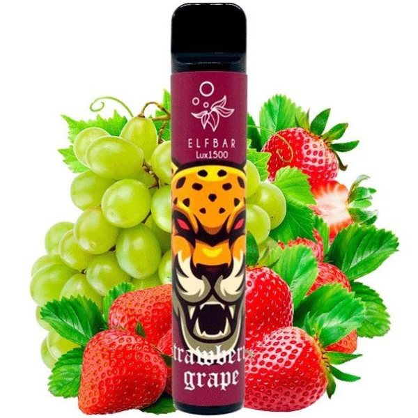 Elf Bar Lux 1500 POD 2% Оригинал Strawberry Grape Клубника Виноград