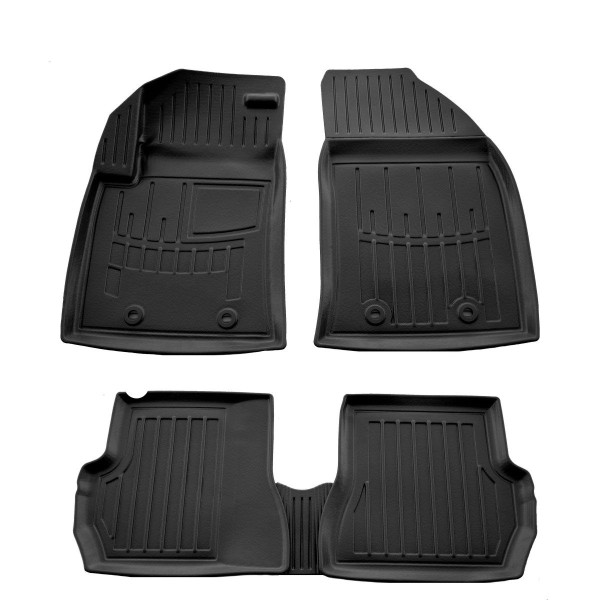 Автомобильные 3D коврики в салон для Ford Fiesta 2002-2008 / Высокий борт