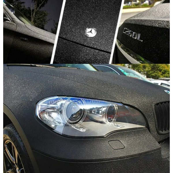 Плівка універсальна 3D алмазна пил 1.52 м x 500 мм Чорна матова
