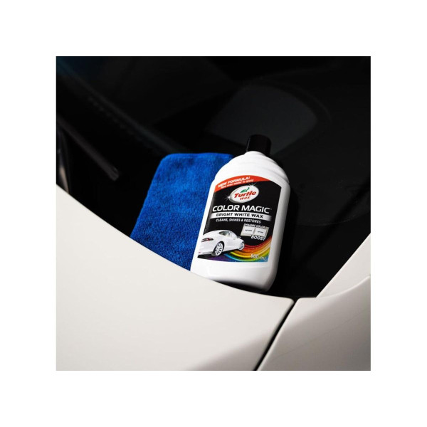 Белый полироль с тефлоном для кузова Turtle Wax Color Magic PTFE 500 мл