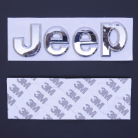 Емблема напис Jeep скотч 140 x 40 мм скотч 3М Польща
